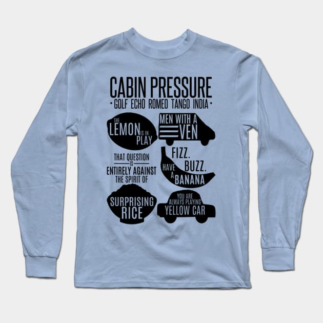 Cabin Pressure Moments Long Sleeve T-Shirt by detectivestories